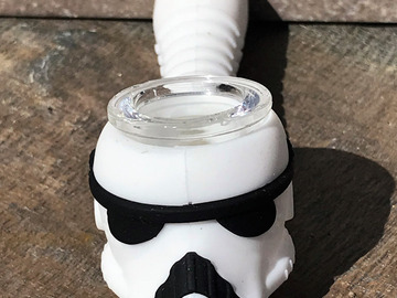 Post Now: 4" Galactic StormTrooper, Unbreakable & Portable, Silicone Spoon 