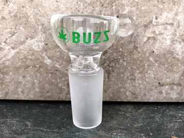 Post Now: 14mm Male Buzz - One Notch Glass Bowl