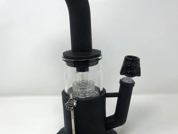 Post Now: Best Black Silicone Detachable Rig Shower/Dome Perc Darth Vader B
