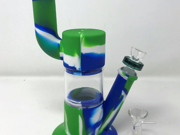 Post Now: New 9" Detachable Glass/Silicone Rig 2 - 14mm Slide Bowls