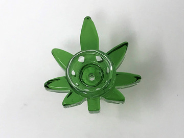 Post Now: New! 14mm Male Marijuana Leaf Bowl made with Thick Glass