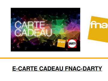 Vente: e-Carte cadeau FNAC-DARTY (37€)