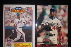 Buy Now: 1986/1993 topps Darryl strawberry #8 and #398