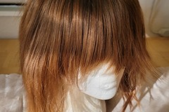 Selling with online payment: Short Brown Textured Wig with Slight Black Ombre
