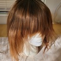 Selling with online payment: Short Brown Textured Wig with Slight Black Ombre