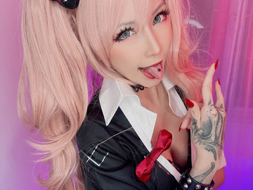 Selling with online payment: Junko Enoshima from Danganronpa Cosplay Costume