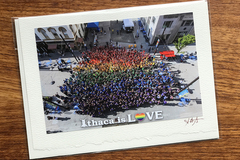 Selling with online payment: Ithaca is Love Custom Greeting Card w/Envelope