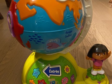 Vente avec paiement en ligne: V tech Dora Globe Trotter
