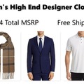 Buy Now: Men's High End Designer Clothes and More