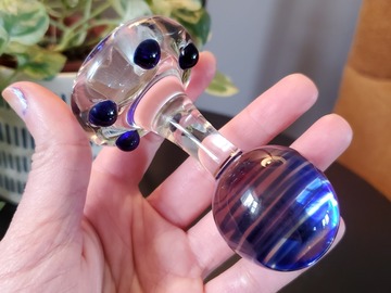 Venta: Crystal Delights glass butt plug (retired design)