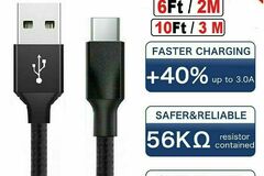 Comprar ahora: 10FT USB C  Type C Rapid & Fast Charger Charging Co
