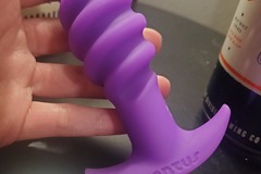 Selling with online payment: Tantus Twist Butt Plug- purple