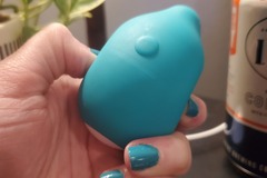 Selling with online payment: Minna Limon squeeze vibrator- Teal