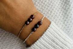 Vente au détail: Bracelet Œil de taureau - Collection ISIS-3 perles