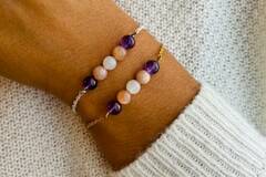 Vente au détail: Bracelet "BIEN ETRE" - Collection ISIS-5 perles