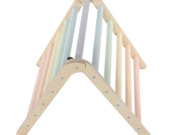 Rent per night (24 hour rental): Pastel package: Pikler climbing frame and softplay