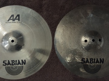 Selling with online payment: Sabian AA 14" Fusion Hats