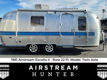 For Sale: SOLD: 1981 Airstream Excella II - Rare 22 Ft, Twin Axle