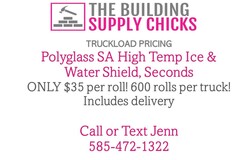 Contact Seller to Buy: High Temp Ice & Water Shield