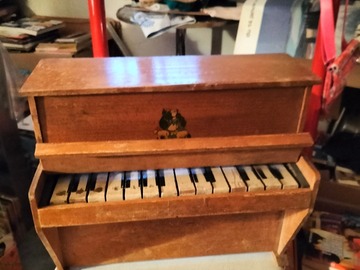 Vente: Petit piano en bois pour jouet ou déco H 30 cm Largeur 36 cm