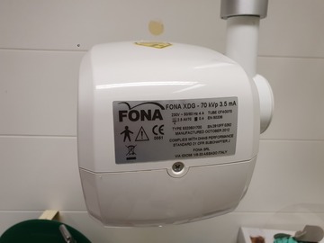 Gebruikte apparatuur: FONA röntgenbuis 70kv,digitaal opname
