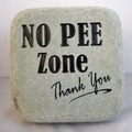 Selling: NO PEE ZONE garden sign