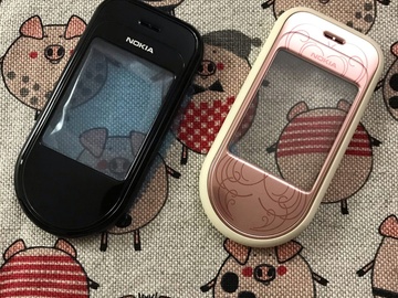 Selling with online payment: Nokia 7373 Pink Front cover