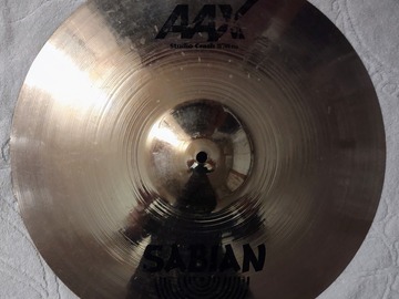 Selling with online payment: Sabian AAX 18" Studio Crash Cymbal