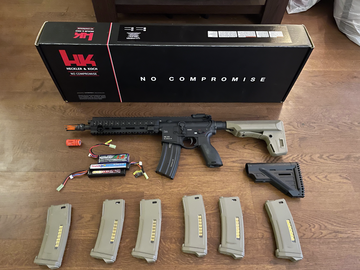 Selling: Used Umarex VFC HK416 A5 - AEG - Comes with a lot of accessories