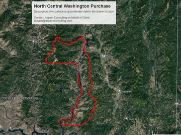 Water Right Buyer: Water Right Buyer in North Central Washington (See map)