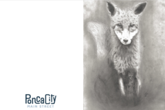 Selling: PCMS Fox Art Note Card Set 