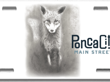 Selling: PCMS Fox Art License Plate