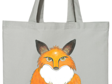 Selling: PCMS Fox Art Tote Bag- Color