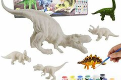 Liquidation/Wholesale Lot:      Dinosaur Painting Kit for Kids, DIY Kids Crafts