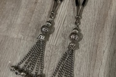Selling: Bijoux de Nip Chain Tassel Tweezer Clamps