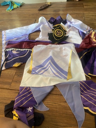 Raiden Shogun Genshin Impact Cosplay (Women's Medium/Large)