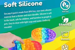 Liquidation/Wholesale Lot: FAVIEE Pop It Fidget Toys – 3 Pack 