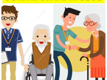 Atendimento domiciliar (noite): Cuidador de idoso 