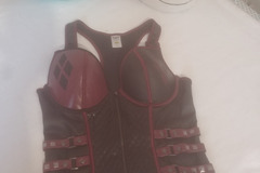 Selling with online payment: Harley Quinn Zipper Corset Top