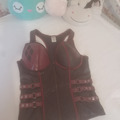 Selling with online payment: Harley Quinn Zipper Corset Top