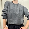 Selling: Pure Wool Charcoal Motif Sweater