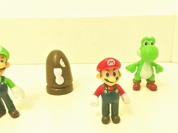 Privati: Super Mario Figure Statuette Collezione Set 4pz