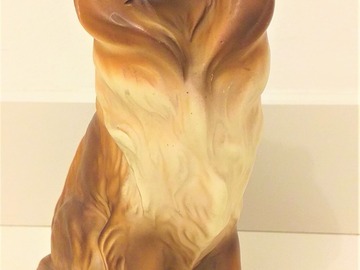 Individuals: Lassie Cane Collie Statuetta Ceramica Vintage