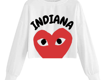Selling A Singular Item: Heart Sweatshirt 
