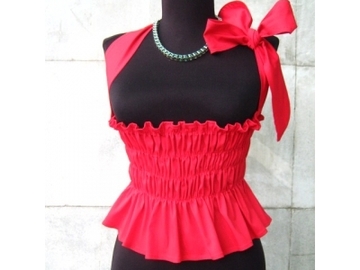 Sale retail: Ceinture rouge - corset 