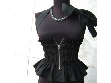 Vente au détail: Ceinture noire - corset 