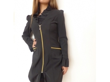 Sale retail: Manteau noir pour femme 