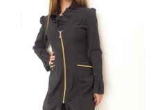 Vente au détail: Manteau noir pour femme 