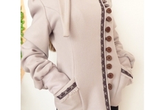 Vente au détail: manteau femme en textile laine