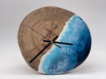  : Camphor Cookie x Ocean Epoxy Resin Clock